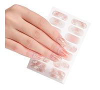 14pcs Multicolors Nails Polit Bandes D'adhésif Sticker Gel Full Wraps For Art Nail Gels Polon