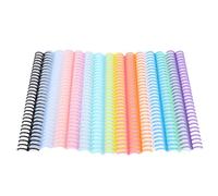 14pcs peigne de peigne Épines 19 mm 30 anneau 150 Capacité de caractéristique Plastique Combs de liant pour A4 B5 A5 Calendrier du cahier