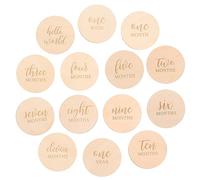 14Pièces Disques pour Bébés Cartes de Jalons pour Photographie Accessoires pour Showers Décoration Souvenirs Premiers