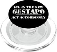 14th Amentment Resist Ice is The New Gestapo Act Accordingly PopSockets PopGrip pour MagSafe