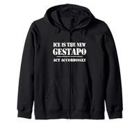 14th Amentment Resist Ice is The New Gestapo Act Accordingly Sweat à Capuche