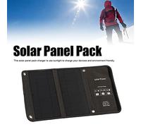 14W USB Solar Panel Pack Efficient Charging Power Bank for Mobile Phone Tablet Hiking Camping