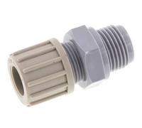 14x12mm & G1/2'' PA Raccord à compression droit avec filetage mâle 10 bar