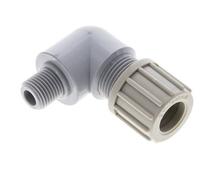 14x12mm & G1/4'' PA Raccord à compression coude avec filetage mâle 10 bar