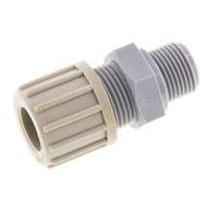 14x12mm & G3/8'' PA Raccord à compression droit avec filetage mâle 10 bar