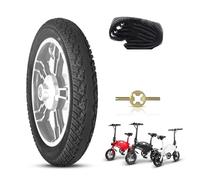 14x2.50 Electric Bike Tire Tube | 14 2.50 Rubber Anti-Puncture Tire for Ebike with Bent Valve Inner Tube | 64-254 14 x 2.50 Wear-Resistant Tire with Skid Tread(B:Inner and Outer Tires)