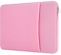 15-15.4 Inch Shockproof Laptop Sleeve with Pocket Compatible with MacBook Pro 15 Inch A1707/1990, 15 Inch Surface Laptop 3/4, Pink Rose