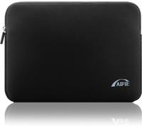 15 15.6 Inch Laptop Bags Compatible with MacBook, Acer, ASUS, Dell, Lenovo, Microsoft, HP Protective Laptop Sleeve Neoprene Bag, Black, 15.6 Inches