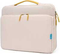 15-16 Inch Laptop Case, Shockproof Waterproof Laptop Pouch with Accessory Pouch, PC Carrying Bag Compatible with MacBook, HP, Dell, Lenovo and ASUS (White)