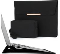 15-16 Inch Laptop Case with Stand for MacBook Pro 16 M4/M3/M2/M1 Pro/Max 2025-2019, MacBook Pro 15 2025-2012, Samsung Galaxy Book Flex/Pro 15, XPS 15, Black (Smiley)