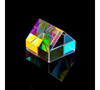 15 18 22mm RGB X-Cube Prisme combinateur séparateur Croix dichroïque polyèdre Pyramide Physique enseignement décoration lentille de Photographie(20mm House)