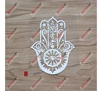 15,2 cm Blanc Main Hamsa Khamsa Autocollant Fatima Vinyle Voiture Arabe