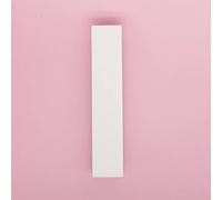 15,2 cm (L) x 5 cm (H) x 0,2 cm (l) - Lettres murales en bois - Lettres de l'alphabet I - Chiffres en bois - Décoration à suspendre pour maison, chambre, bureau, fête de mariage - Blanc