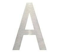 15/20/25/30cm Stainless Steel House Number Silver Address Sign 0-9 Huisnummer Outdoor Numbers Home Numeros Casa Exterior Big(Silver A,20cm)