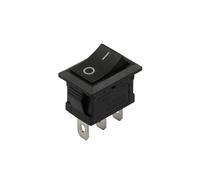 15 * 21mm Rocker Switch ON-ON 2 Position Push Button Switch with 3-Pin Terminal with LED Illuminate NWPNLXEA(Non LED Illuminate,220V)