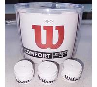 15/30 pièces WILSON Original Overgrip Antidérapant pour raquette de tennis, bande absorbante pour raquette de padel, bande adhésive antichoc, accessoires d'entraînement black 15pcs