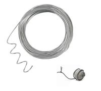 15.5 mètres de fil d'aluminium Argent pour l'artisanat, épaisseur 2mm, fil de sculpture, fil d'armature pour la sculpture, fil métallique pliable pour la fabrication de poupées et de squelettes