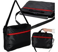 15.6 inch laptop bag with strap briefcase ladies men's black
