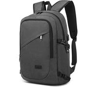 15.6 Inch Waterproof Anti-Theft Laptop Backpack With Usb Port, Laptop Backpack Travel Business College For Men And Women, Dark Grey, Casual