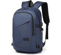 15.6 Inch Waterproof Anti-Theft Laptop Backpack With Usb Port, Laptop Backpack Travel Business College For Men And Women, Navy Blue, Casual