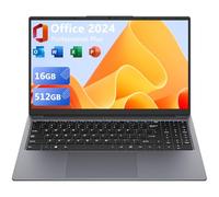 15,6" Ordinateur Portable Window 11 Pro Inte M3-8100Y (Jusqu'à 3,40 GHz),24 Go RAM, 512 Go SSD,PC Portable Ultra-Léger MS Office 365 Inclus, Écran FHD 1920x1080, Wi-FI 5 Double Bande, BT5.0, HDMI