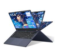 15,6 pouces 2 en 1 Ordinateur portable, Core 8100Y (jusqu'à 3,40 GHz), PC portable 8 Go RAM SSD 256 Go, Laptop avec ports USB Type-C, USB 3.0, Mini HDMI, Bluetooth 5.0, pavé numérique et Office 365