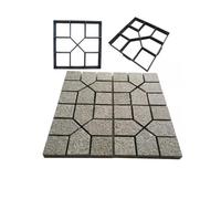 15,7 x 15,7 po Moule à pavé, réutilisable en béton for chemin de jardin, ciment, pavage, motif de pierre culturelle, moule à bricolage soi-même