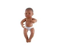 Miniland 15.75 '' Anatomically Happy Newborn Baby Doll, Hispanic Boy