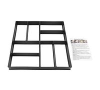 15.7x15.7x1.6in Walk Maker, Moule en Béton Réutilisable Chemin en Béton Maker, Pavage de la Chaussée Stepping Stone Paver pour Pelouse Patio Yard Garden, Moule de Pavage de