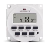 15,98 Pouces Lcd Minuterie Numérique 12v Dc 7 Jours Interrupteur Horaire Programmable Tm618n-4