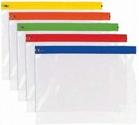 15 A4 Plus Zipper Pockets Assorted Colors Elegant File Storage Bag Waterproof Zipper Document Holder