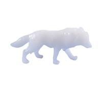 15 animaux différents, modèle en résine époxy, loup | Modèle de micro paysage 3D en résine, 15 animaux différents, modélisation, artisanat, modèle de remplissage en résine pour
