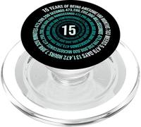 15 ans anniversaire helix 15 ans garçon fille anniversaire PopSockets PopGrip pour MagSafe