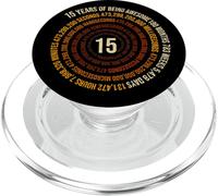 15 ans anniversaire helix 15 ans garçon fille anniversaire PopSockets PopGrip pour MagSafe