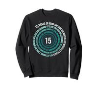 15 ans anniversaire helix 15 ans garçon fille anniversaire Sweatshirt