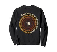 15 ans anniversaire helix 15 ans garçon fille anniversaire Sweatshirt