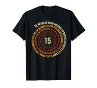 15 ans anniversaire helix 15 ans garçon fille anniversaire T-Shirt