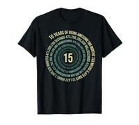 15 ans anniversaire helix 15 ans garçon fille anniversaire T-Shirt