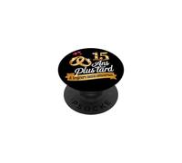 15 Ans de Mariage Noces De Cristal Cadeau Couple Amour PopSockets PopGrip Adhésif