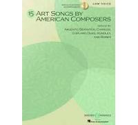 15 Art Songs By American Composers: Low Voice, Book/Cd
