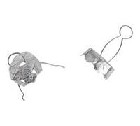 15 attaches boules fantaisies argentés Idéal pour boules de noël étoiles décorations argenté