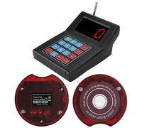 15 Canaux à Distance Sociale Buzzers Beeper Pagers, Système de Radiomessagerie de Restaurant, 3 Modes D'indication, Antenne Intégrée, avec Station de Chargement (Réglementation