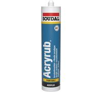 15 cartouches 310 ml acryrub noir - SOUDAL - 102601