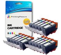 15 Cartouches d'encre compatibles pour Canon Pixma MG5750 MG5751 MG6850 MG6851 MG7750 TS5050 TS6050 MG5752 MG5753 MG6852 MG6853 TS6051 - PGI-570PGBK xL CLI-571BK xL CLI-571C xL CLI-571M xL CLI-571Y xL