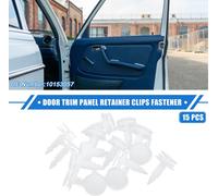 15 Clips de fixation de panneau de garniture de porte, rivet en plastique durable, compatible avec pour Buick Regal 1991-1995, couleur blanche
