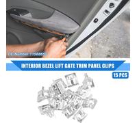 15 Clips De Garniture Intérieure De Panneau De Garniture De Hayon Compatibles pour Buick Cascada 2016-2019 Pour Silverado 1500 1999-2020, En Métal Durable De Couleur Argentée