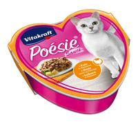 15 Coquilles VITAKRAFT Nourriture pour Chat Poésie Sauce, Dinde Dans Käsesauce