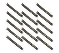 15 Cordes Cube de Prix Bijoux Réglable Noir en Plastique | Chiffres et Symboles Ajustables, Surface Lisse, Bords Arrondis, pour Fruits et Boulangeries