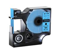 15 couleurs 6/9/12 mm Tapis 45013 45803 45010 Compatible avec D1 Black on White Étiquette de bande compatible avec LabelManager LM160 LM280(Black on blue)