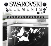 15 Cristaux adhésifs 3mm SWAROVSKI® ELEMENTS - noir